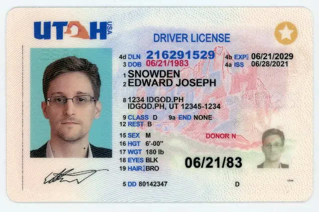 High-Quality Utah Fake ID with Security Features